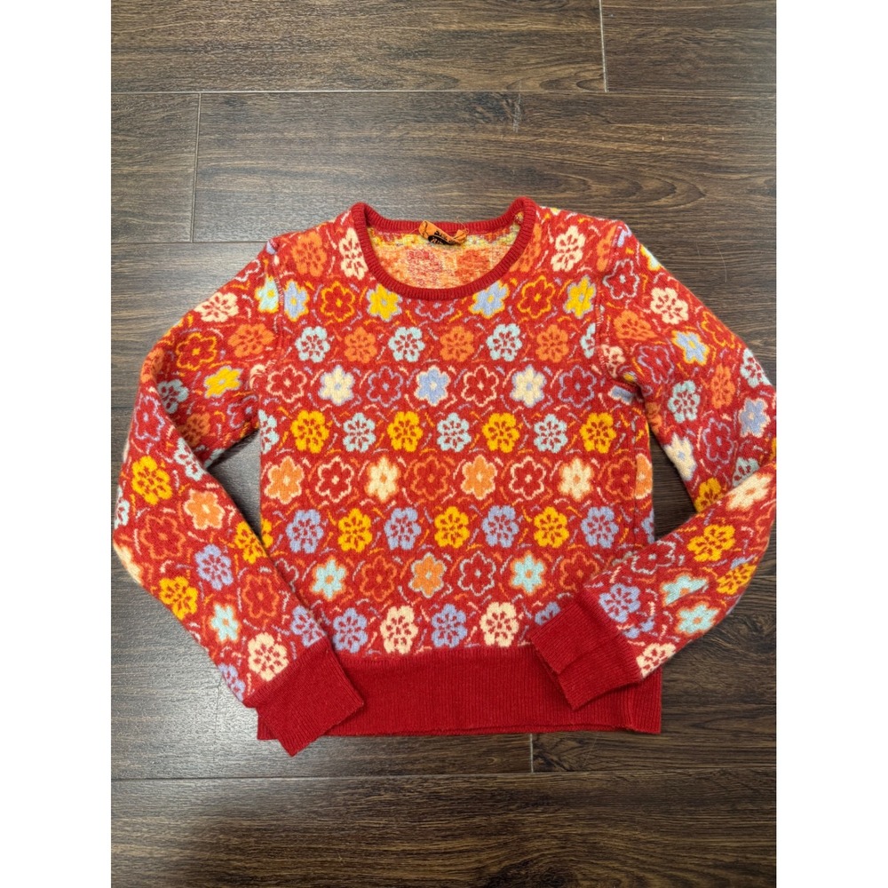 Vintage‎ MISSONI Cashmere Floral Knit Sweater